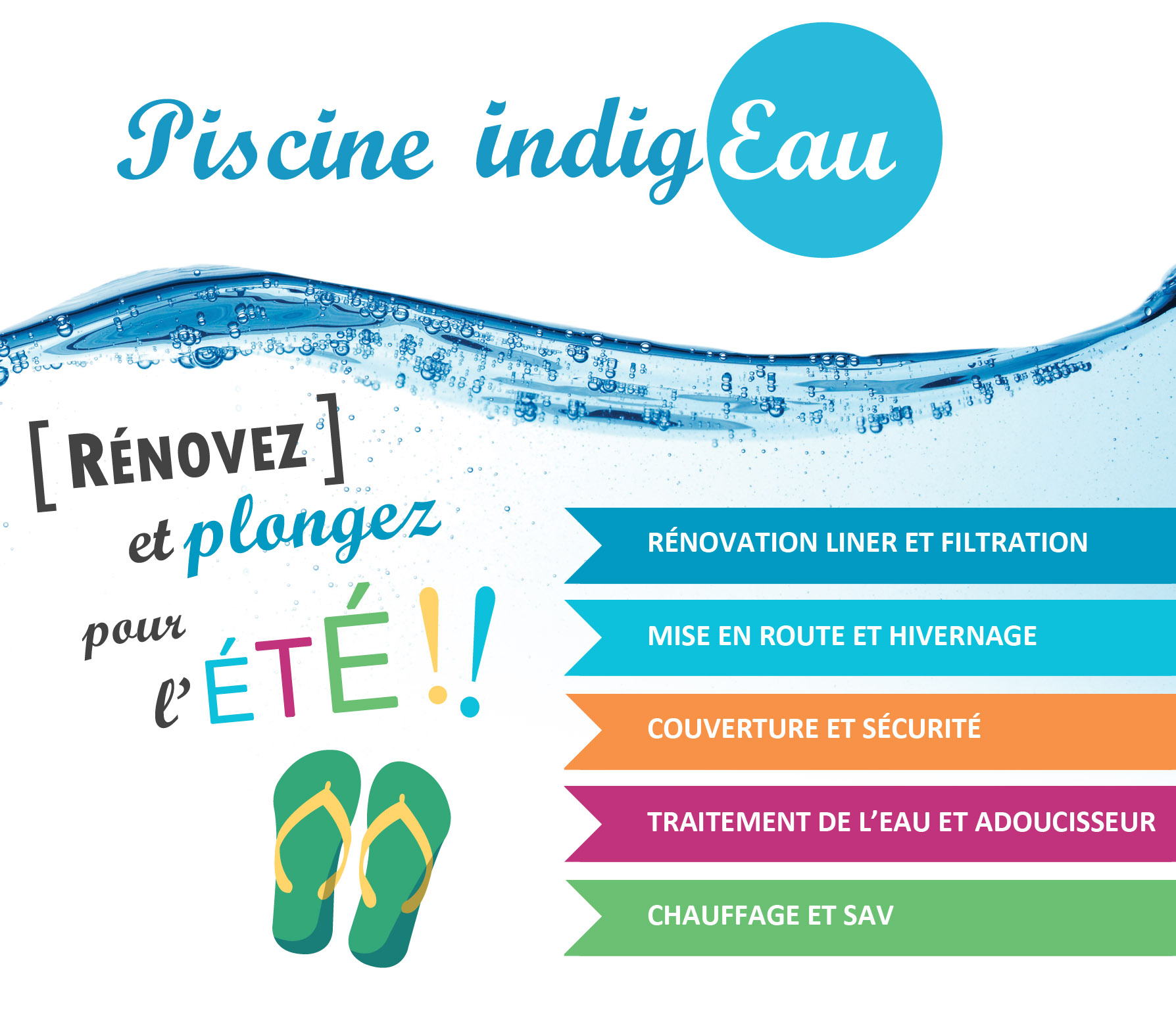 Une piscine 100% fonctionnelle pour cet été !